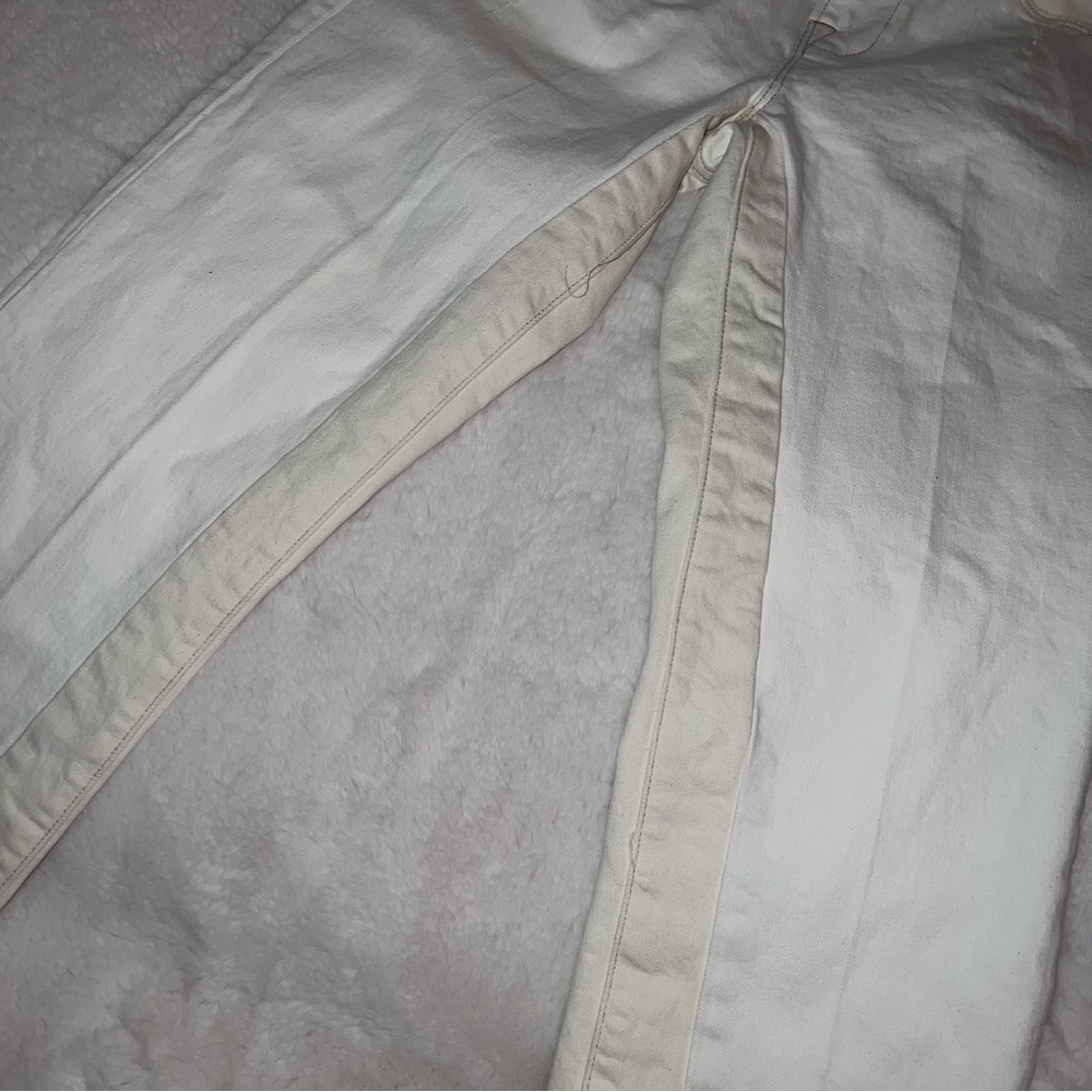 Frame Le High Straight Spring Mix Jeans Two tone cream and white jeans - Picture 7 of 15